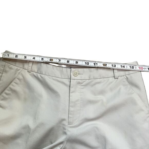 Dockers White Cuffed Hem Stretch Capri Pants Coastal Grandma Preppy Aesthetic 10 - Picture 7 of 14